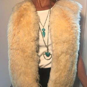 Vintage Wool Shearling Vest!